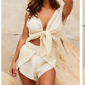 Monday Swimwear Swim Coverup Set - IVORY